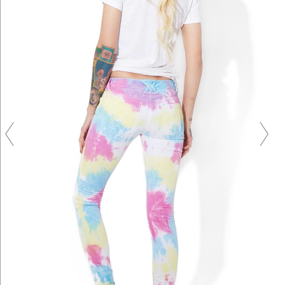 Tripp NYC pastel tye dye jeans sz 29